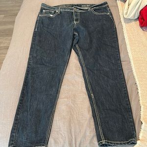 Avenue Dark Wash Jeans Size 20
